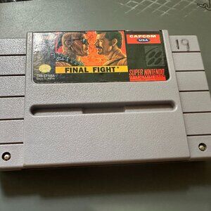 Final Fight (Super Nintendo Entertainment System, 1991) SNES game